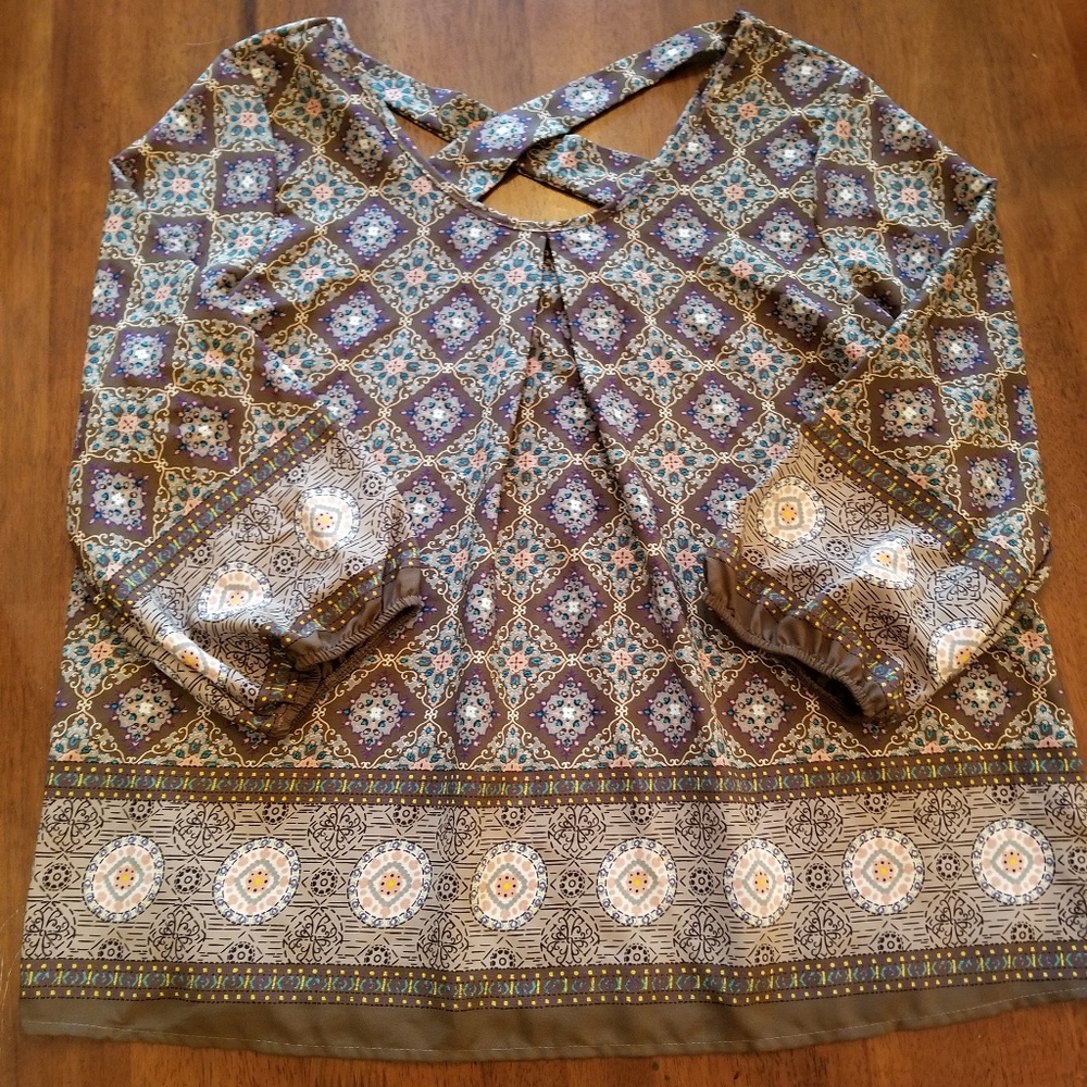 Stunning Papermoon by StitchFix -3/4 Sleeve Tunic